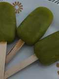 Helados de banana y kiwi (con espinaca)