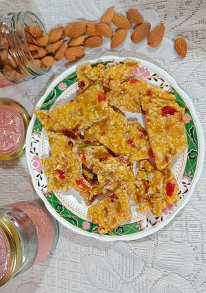 A picture of Dry fruit chikki.