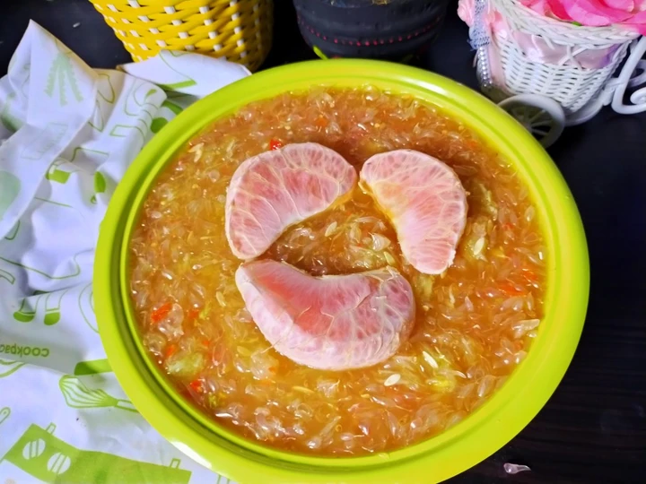 Langkah Gampang Membikin Resep  Rujak Timun Jeruk Bali yang Sempurna, Lezat