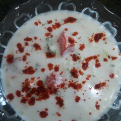 A picture of Vegetable Raita.