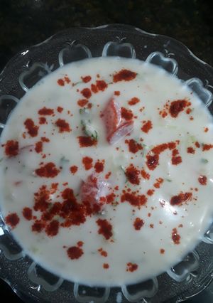 A picture of Vegetable Raita.