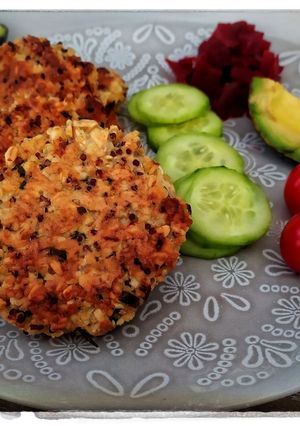 Une photo de Galette de quinoa - IG Bas