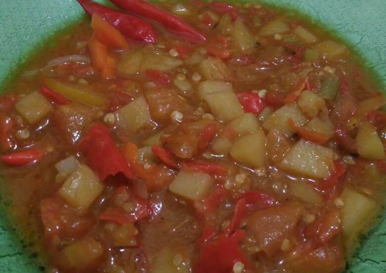 Resep Sambal Kentang Asam Manis Anti Gagal