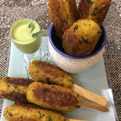A picture of Sweet corn kebab.