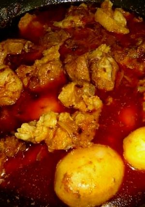 A picture of Bangali style Mutton Korma/Mangser Jhol.