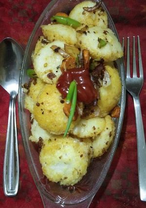 A picture of Idli chilli.