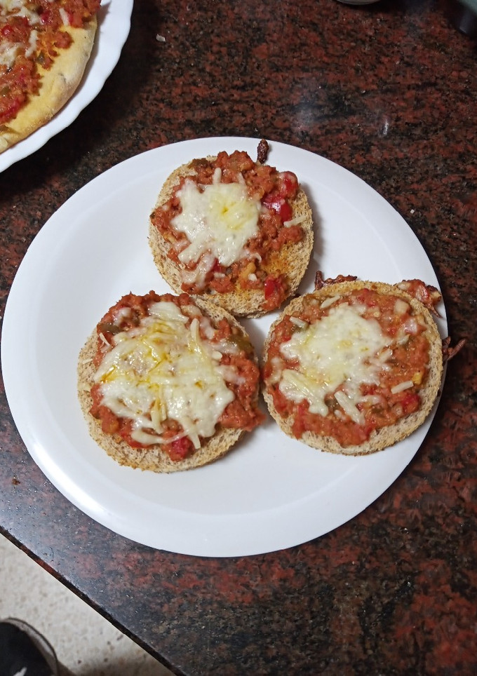 Una foto de Mini pizzas de aprovechamiento