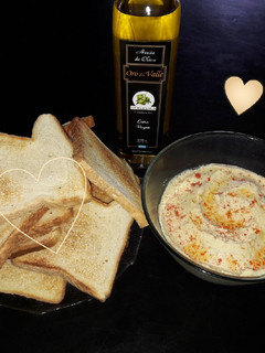 Una foto de Hummus de garbanzo