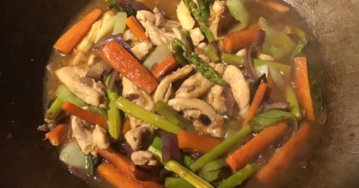 California Farm Whole Chicken Thigh Stir Fry Recipe by Hobby Horseman