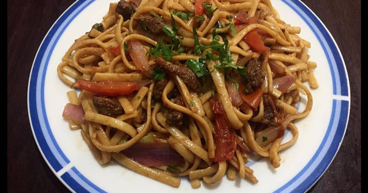 Tallarin De Carne Molida Tallarin De Carne Molida