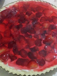 Una foto de Tarta de frutillas🍓