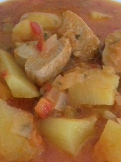 Una foto de Marmitako manchego