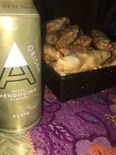 Una foto de Empanadas de carne cortada a cuchillo🥟🇦🇷
