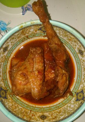 A picture of Chicken pepper soup.