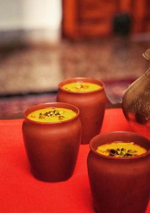 A picture of Mango lassi.
