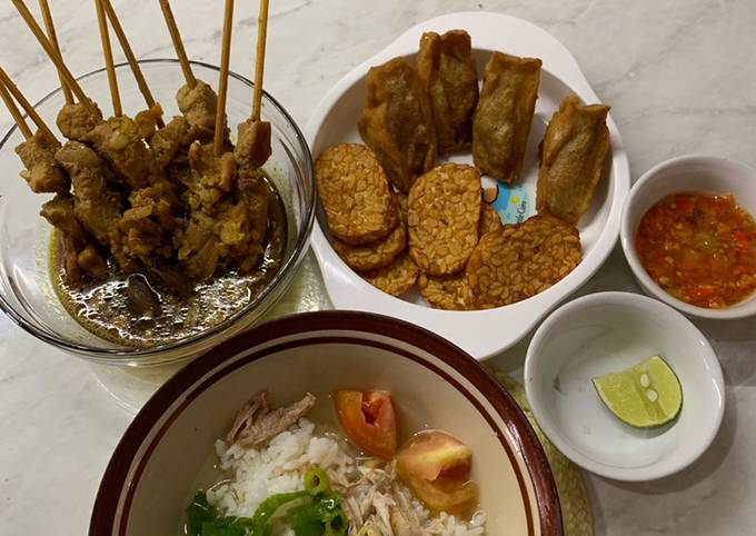 Resep: Sate ayam kuah pelengkap soto semarang Gampang