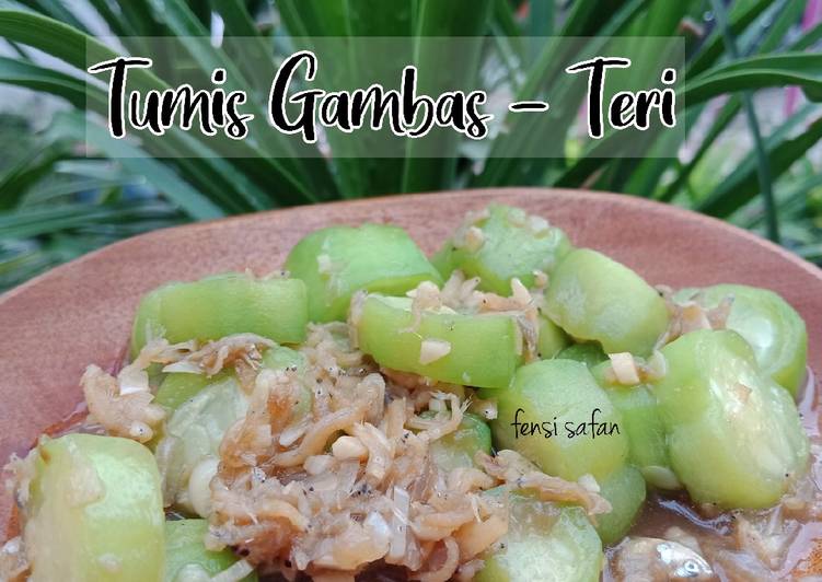 Tumis Gambas - Teri