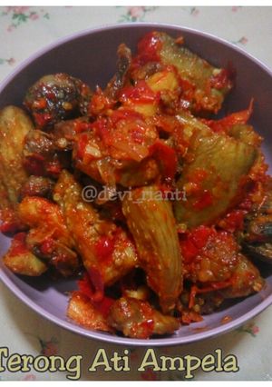 Foto resep Balado Terong Ati Ampela