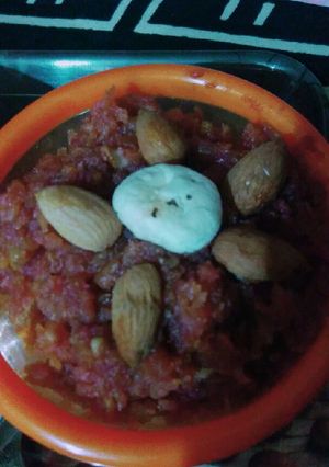 A picture of Apple Halwa.