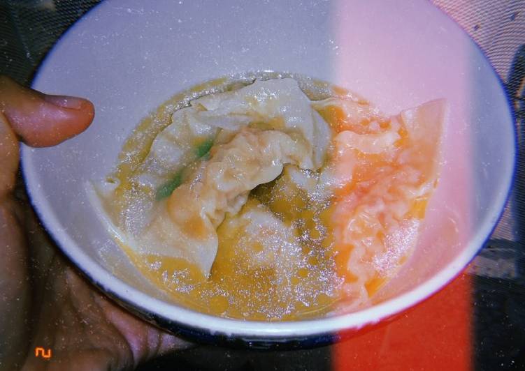 Pangsit Udang & Ikan Dory