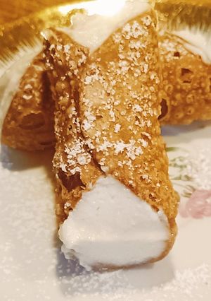 A picture of Sicilian Cannoli with Sheep’s Milk Ricotta.