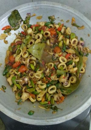 Foto resep Tumis Cumi Cabe Hijau