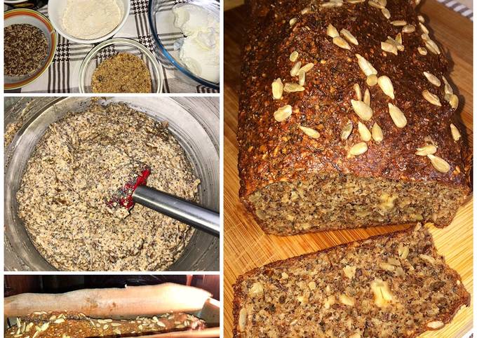 How to Make Quick Low carb bread🍞