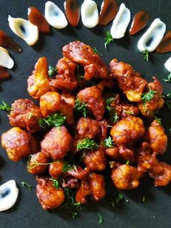 ड्राई फ्लावर मंचूरियन (Dry flower manchurian recipe in Hindi) रेसिपी मुख्य फोटो