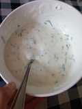 Salsa de yogur y ciboullete