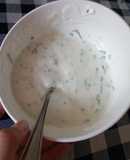 Salsa de yogur y ciboullete