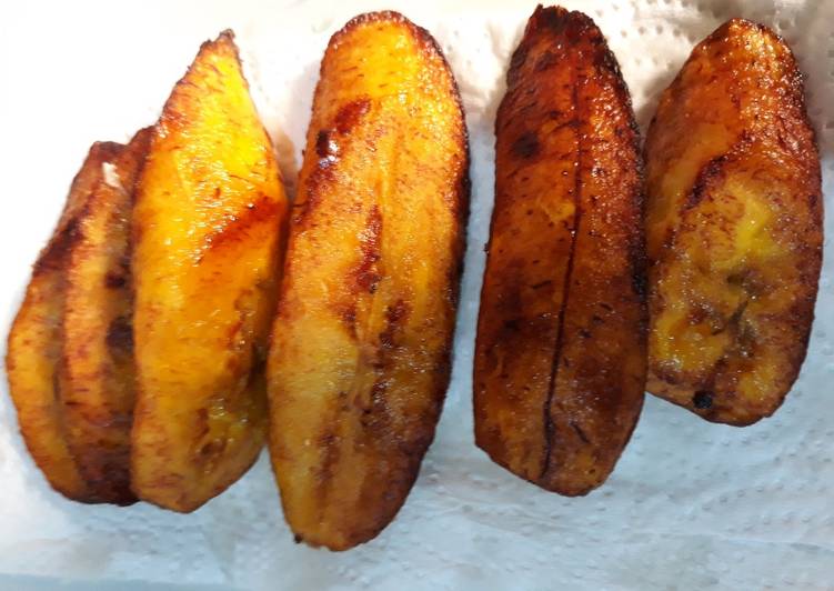 Steps to Make Speedy Fried plantain