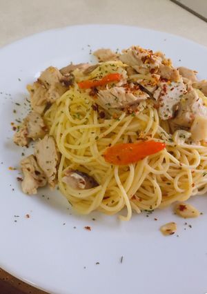Foto resep Tuna Aglio e Olio