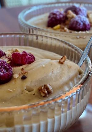 Une photo de Crème dessert lentilles