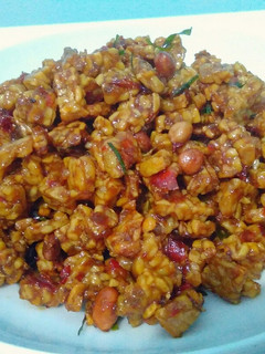 Foto resep Orek kering tempe kacang pedas manis