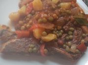 Una foto de bifes anchos de ternera