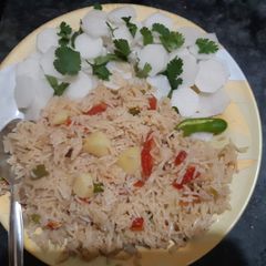 A picture of Vegetable rice.