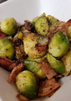A picture of My Bacon & Onion Sprouts.