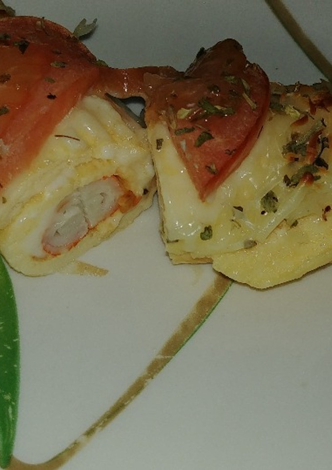Una foto de Rollitos de tortilla
