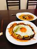 Tortilla de repollo Japonés Okonomiyaqui Okonomiyaki🇺🇾🇯🇵お好み焼き