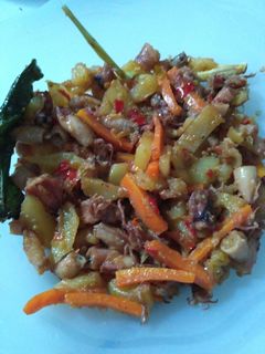 Foto resep Cumi Asin Balado Kentang Wortel