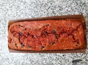 Una foto de budín de remolacha