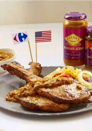 【家樂福廚房】西式醬x戰斧豬排 的食譜成品照片