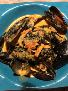 Une photo de Moules à la crème de chorizo