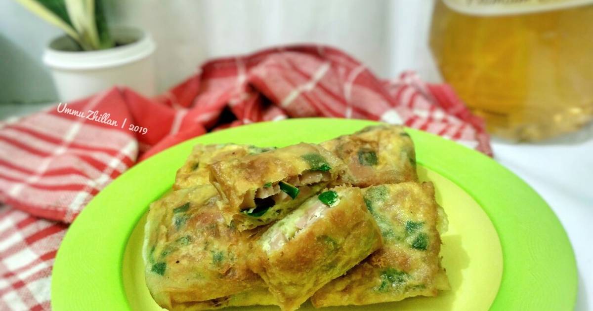 Resep Martabak Telor Mini Isi Sosis Oleh Dapur Ummu Zhillan Cookpad