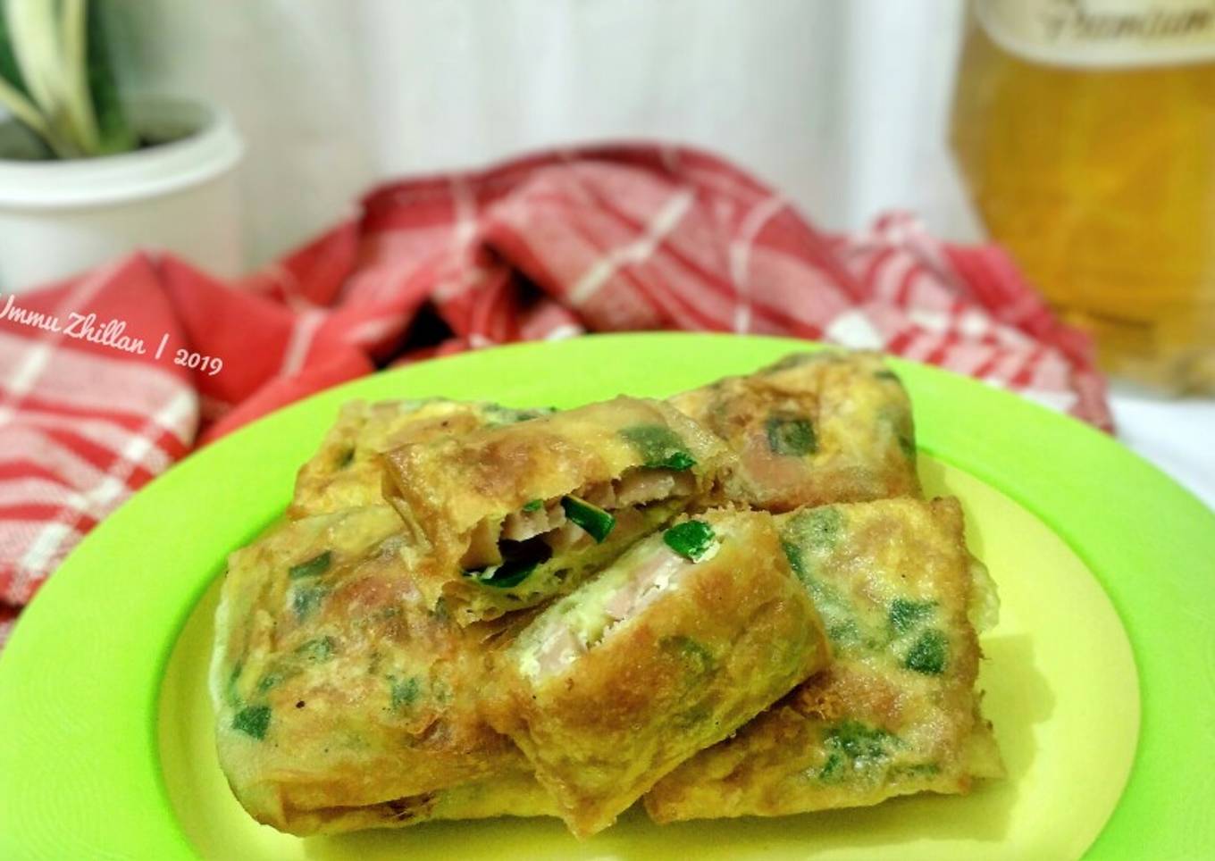Martabak Telor Mini Isi Sosis