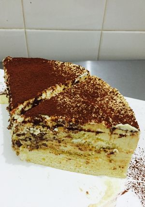 Hình của món Tiramisu cake.