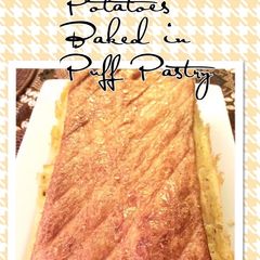A picture of Potatoes Baked in Puff Pastry.