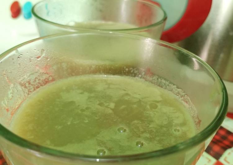 Cara Gampang Menyiapkan Sari kacang hijau + Jahe Anti Gagal