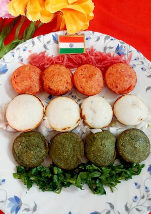 A picture of Try colour Appam.