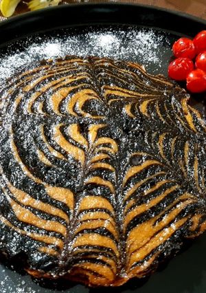 A picture of Zebra Cake.